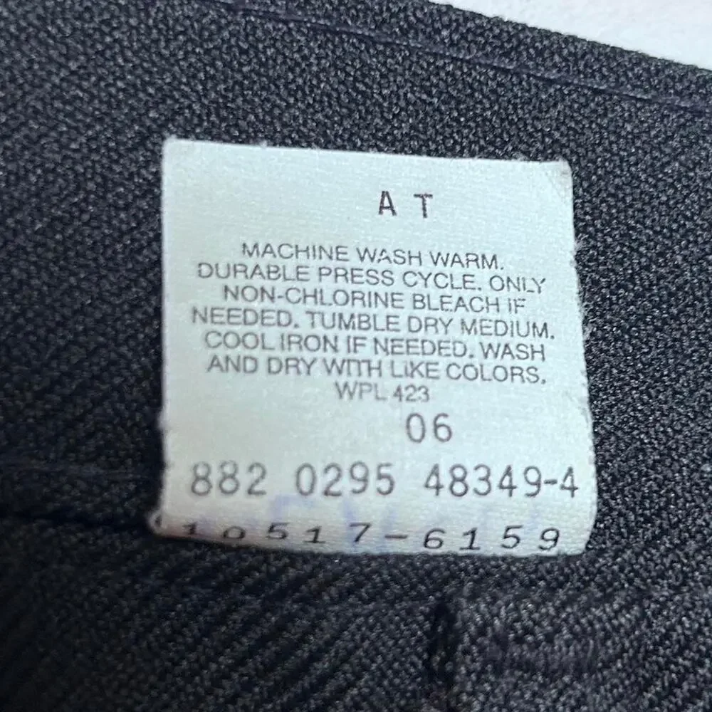Levis Jeans 517 Vintage 70s Black Dacron Polyester Flare Leg Pants 40”